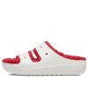 Crocs (WMNS) Classic Cozzzy Holiday Sweater Sandale „Weiß Rot“ 209227-90H