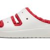 Crocs (WMNS) Classic Cozzzy Holiday Sweater Sandale „Weiß Rot“ 209227-90H