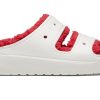 Crocs (WMNS) Classic Cozzzy Holiday Sweater Sandale „Weiß Rot“ 209227-90H
