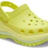 Crocs (WMNS) Classic Crush Clogs „Fluoreszierendes Grün“ 207988-76M