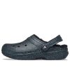 Crocs (WMNS) Classic Glitter Schwarz gefütterte Clogs „Starry Skies“ 205842-9BD