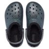 Crocs (WMNS) Classic Glitter Schwarz gefütterte Clogs „Starry Skies“ 205842-9BD