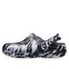 Crocs (WMNS) Classic Lined Clog Outdoor-Sandalen „Marbled White Black“ 207180-103