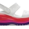 Crocs (WMNS) Classic Mega Crush Sandale „Weiß Rot Lila“ 207989-94S
