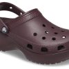 Crocs (WMNS) Classic Plateau Clogs „Dunkle Kirsche“ 206750-6WD