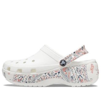 Crocs (WMNS) Classic Platform Americana Paisley Clogs „Weiß“ 207337-94S