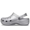Crocs (WMNS) Classic Platform Glitter Clog „Silber“ 207241-040