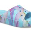 Crocs (WMNS) Classic Platform Palm Print Slide „Blau Mehrfarbig“ 208607-4NQ