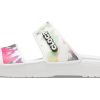 Crocs (WMNS) Classic Tie-Dye Graphic Sandale „Schwarz Grün“ 207283-94S