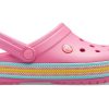 Crocs (WMNS) Crocband Beach Rosa Sandalen 205889-669