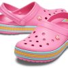 Crocs (WMNS) Crocband Beach Rosa Sandalen 205889-669