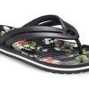 Crocs (WMNS) Crocband Flowers Flip-Flops Schwarz 206101-0FF