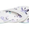 Crocs (WMNS) Crocband Flowers Flip-Flops Weiß 206101-1C8