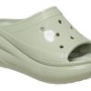 Crocs (WMNS) Crush High Shine Slides „Hellgrün“ 209648-3VS