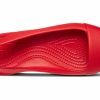Crocs (WMNS) Flache rote Sandalen 202811-8C1