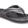 Crocs (WMNS) Flip-Flops mit Leopardenmuster, Schwarz, 206490-02W