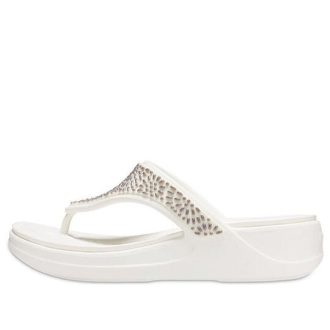 Crocs (WMNS) Flip-Flops „Weiß“ 206343-174