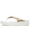 Crocs (WMNS) Hausschuhe mit dicker Sohle in Weißgold „White Gold“ 206919-100 Crocs (WMNS) Hausschuhe mit dicker Sohle in Weißgold „White Gold“ 206919-100