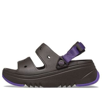 Crocs (WMNS) Hiker Xscape Sandale „Espresso Neon Purple“ 208181-2A0