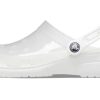 Crocs (WMNS) Jelly Crocs Transparente Unisex-Sandalen in Weiß 206908-100