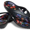 Crocs (WMNS) Kadee 2 Printed Flip Minimalistische Casual Flip-Flops Schwarz 206866-001