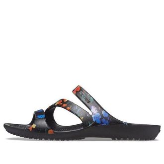 Crocs (WMNS) Kadee Casual Sandalen Tie Dye Schwarz 206894-001