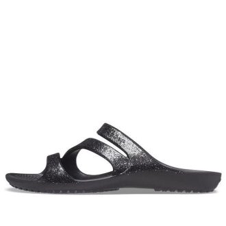 Crocs (WMNS) Kadee II Glitter Sandalen „Schwarz“ 207315-001