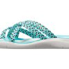 Crocs (WMNS) Knitted Flip-Flops Blau Weiß 205728-4DY