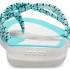 Crocs (WMNS) Knitted Flip-Flops Blau Weiß 205728-4DY