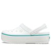 Crocs (WMNS) Leichte, gemütliche Outdoor-Strandsandalen in Weiß und Blau „White Blue“ 205434-1E0