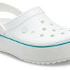 Crocs (WMNS) Leichte, gemütliche Outdoor-Strandsandalen in Weiß und Blau „White Blue“ 205434-1E0