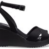 Crocs (WMNS) Leigh II Cross Strap Ankle Wedge Sandalen „Schwarz“ 204950-060