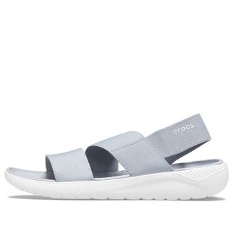 Crocs (WMNS) LiteRide Grau Hellblau Sandalen „Grau Weiß“ 206081-00J