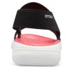 Crocs (WMNS) LiteRide Pattern Outdoor Open Toe Schwarz Rot Sandalen „Black Red“ 205868-066