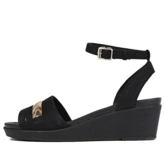 Crocs (WMNS) Metallic Coffee Sandalen „Gold Black“ 205800-98A