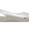 Crocs (WMNS) Minimalistische, lässige, flache, weiße Sandalen 206106-018