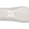 Crocs (WMNS) Minimalistische, lässige, flache, weiße Sandalen 206106-018