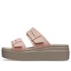 Crocs (WMNS) Pale Blush Brooklyn Sandale „Braun Beige“ 207431-6RL