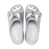 Crocs (WMNS) Siren Metallic Bow Clogs „Silber“ 210050-0P1