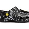 Crocs (WMNS) Smiley World Classic Clogs „Schwarz Weiß Gelb“ 873137