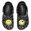 Crocs (WMNS) Smiley World Classic Clogs „Schwarz Weiß Gelb“ 873137