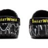 Crocs (WMNS) Smiley World Classic Clogs „Schwarz Weiß Gelb“ 873137