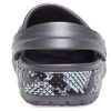 Crocs (WMNS) Snake Pattern graphitschwarze Sandalen 206380-02W