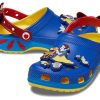 Crocs (WMNS) Snow White Classic Clogs „Blau Gelb Rot“ 209483-769