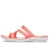 Crocs (WMNS) Soft Sole Cozy Sports Rote Sandalen 203998-6SL