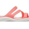 Crocs (WMNS) Soft Sole Cozy Sports Rote Sandalen 203998-6SL