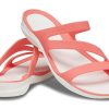 Crocs (WMNS) Soft Sole Cozy Sports Rote Sandalen 203998-6SL
