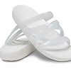 Crocs (WMNS) Splash Glossy Riemchensandale „Weiß“ 208537-100