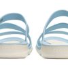 Crocs (WMNS) Sport-Hausschuhe mit flachem Absatz, Blau, 203998-4JQ