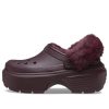 Crocs (WMNS) Stomp Lined Clogs „Dunkle Kirsche“ 208546-6WD